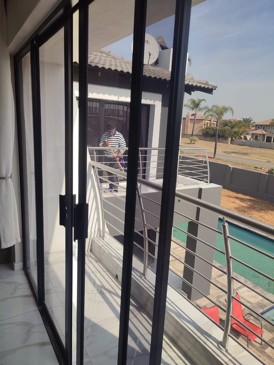 Windows and balcony doors photographed during an Estlas job